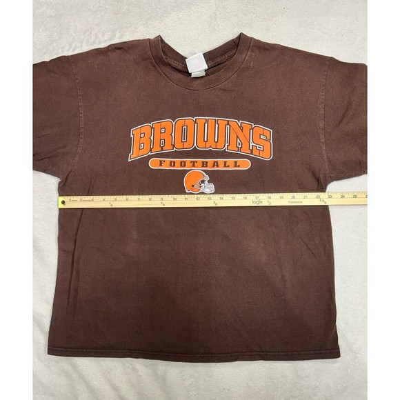 Vtg Y2K Cleveland Browns NFL Brand Brow Graphic T-Shirt Men’s Size XL - Picture 4 of 6
